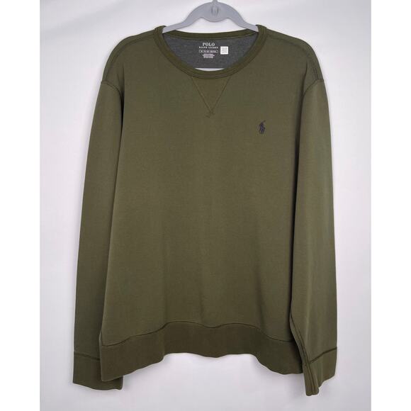 Polo Ralph Lauren Forest Green Crewneck Sweatshirt Size XL - Picture 4 of 10